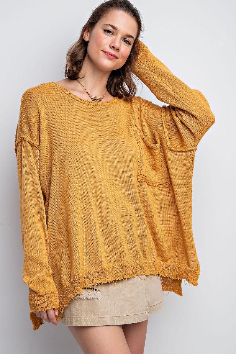 Santa Fe Boxy Pullover Sweater