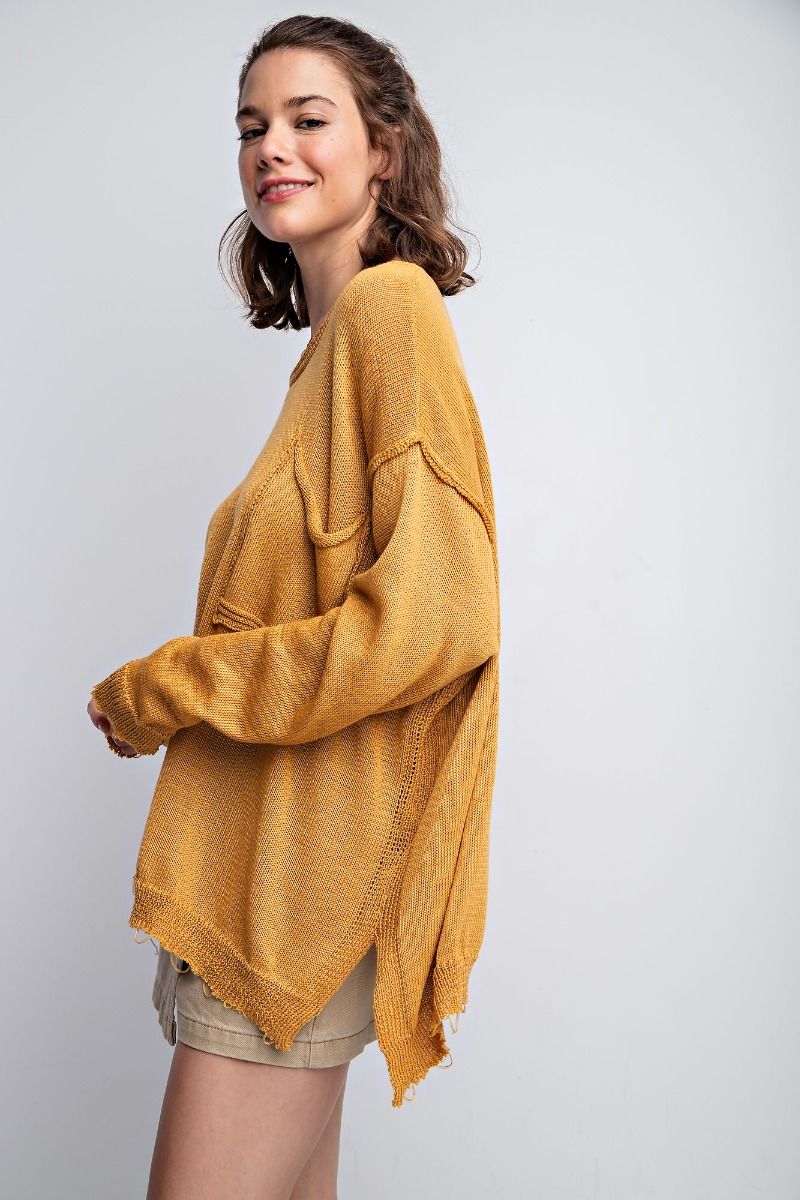 Santa Fe Boxy Pullover Sweater