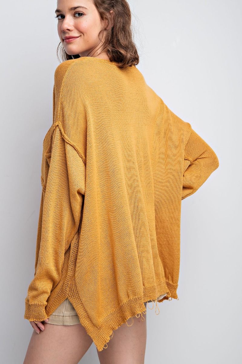 Santa Fe Boxy Pullover Sweater