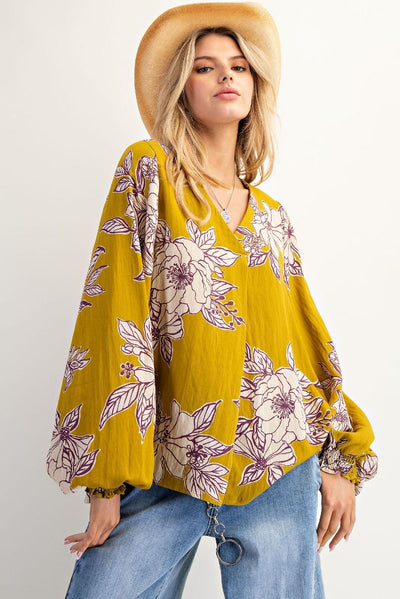 Belinda Balloon Sleeve Top