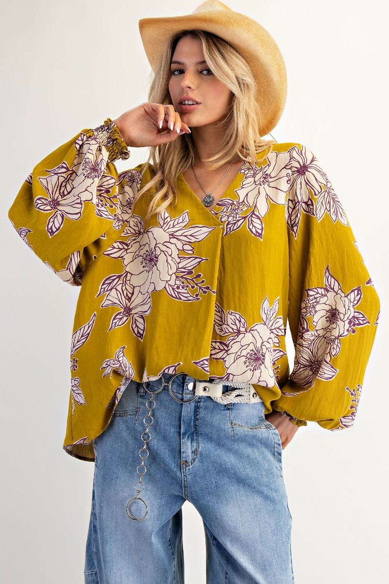 Belinda Balloon Sleeve Top
