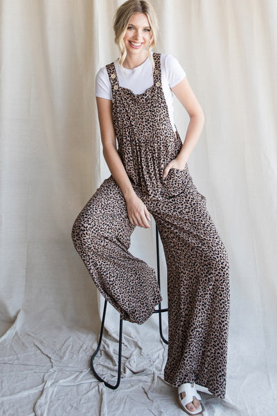 Lennie Leopard Overalls
