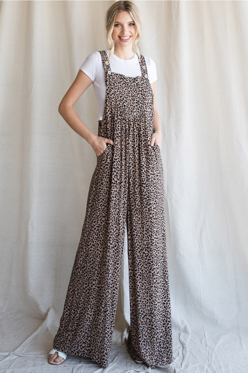 Lennie Leopard Overalls