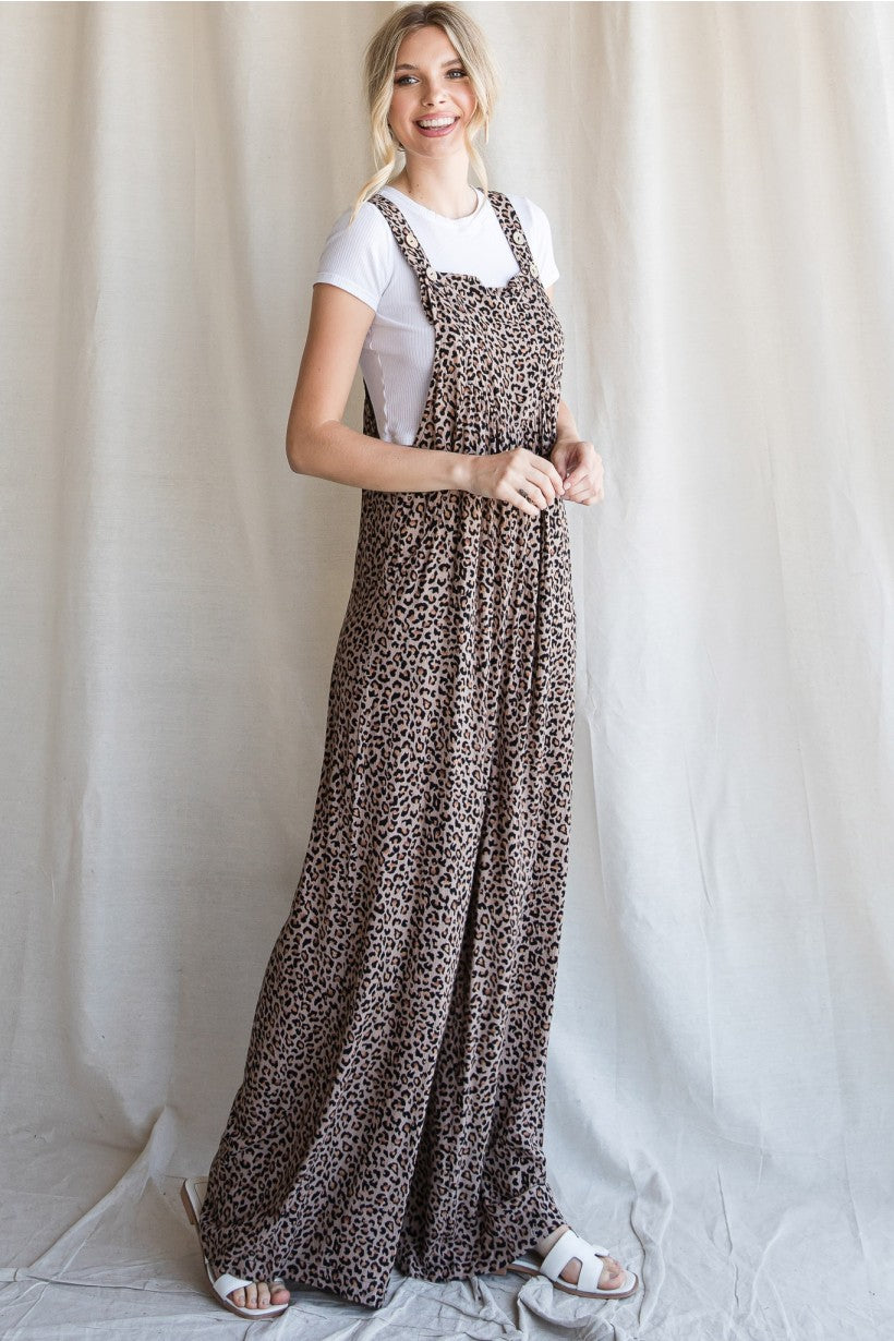 Lennie Leopard Overalls