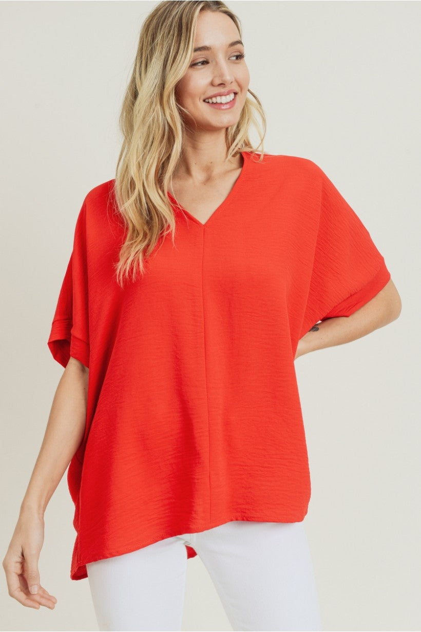 Braden V-Neck Dolman Sleeve Top