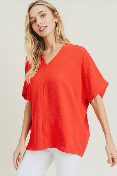 Braden V-Neck Dolman Sleeve Top