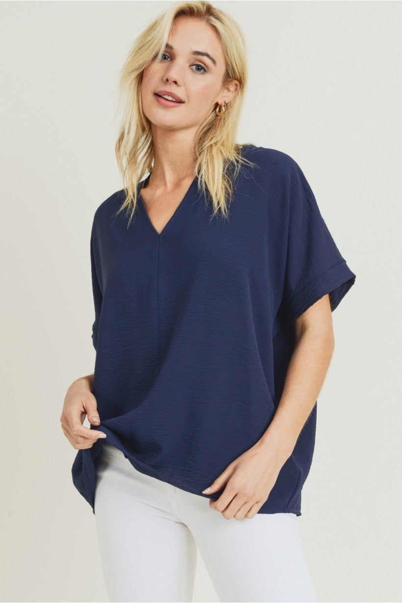 Braden V-Neck Dolman Sleeve Top