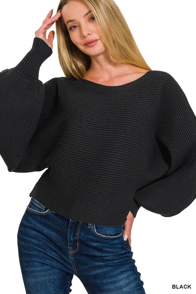 Billie Boat Neck Sweater