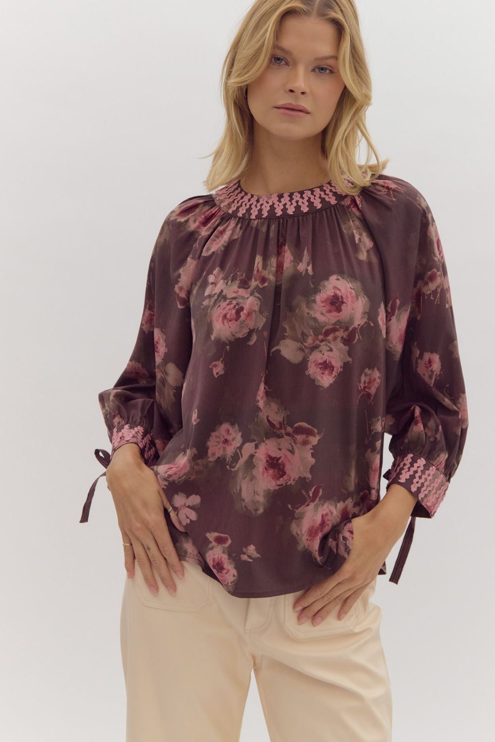 Felicia Floral Print Top