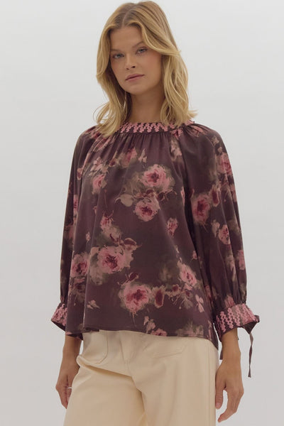 Felicia Floral Print Top