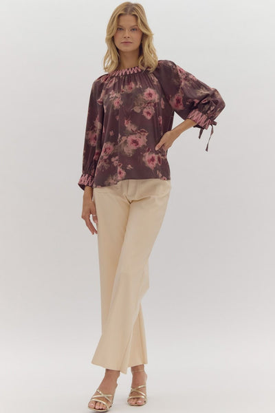 Felicia Floral Print Top