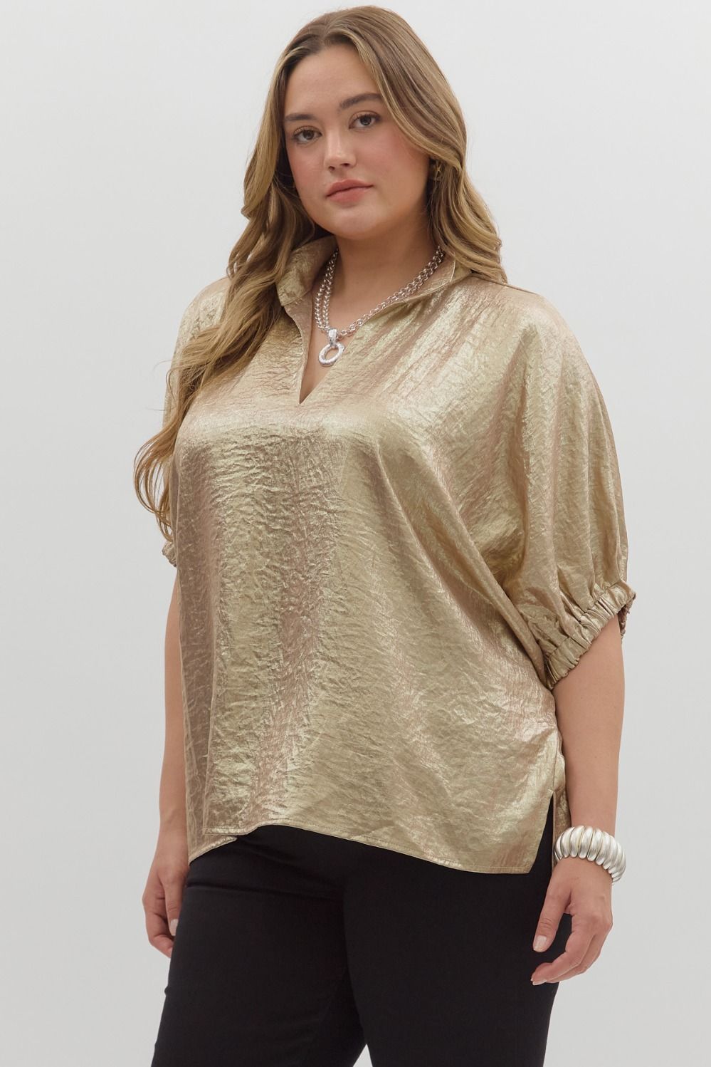 Mattie Metallic Top G