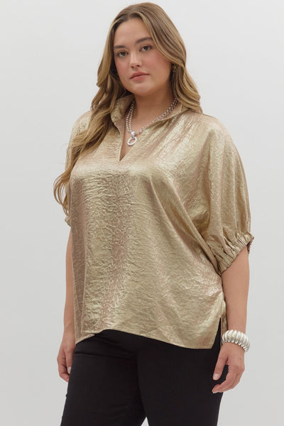 Mattie Metallic Top G