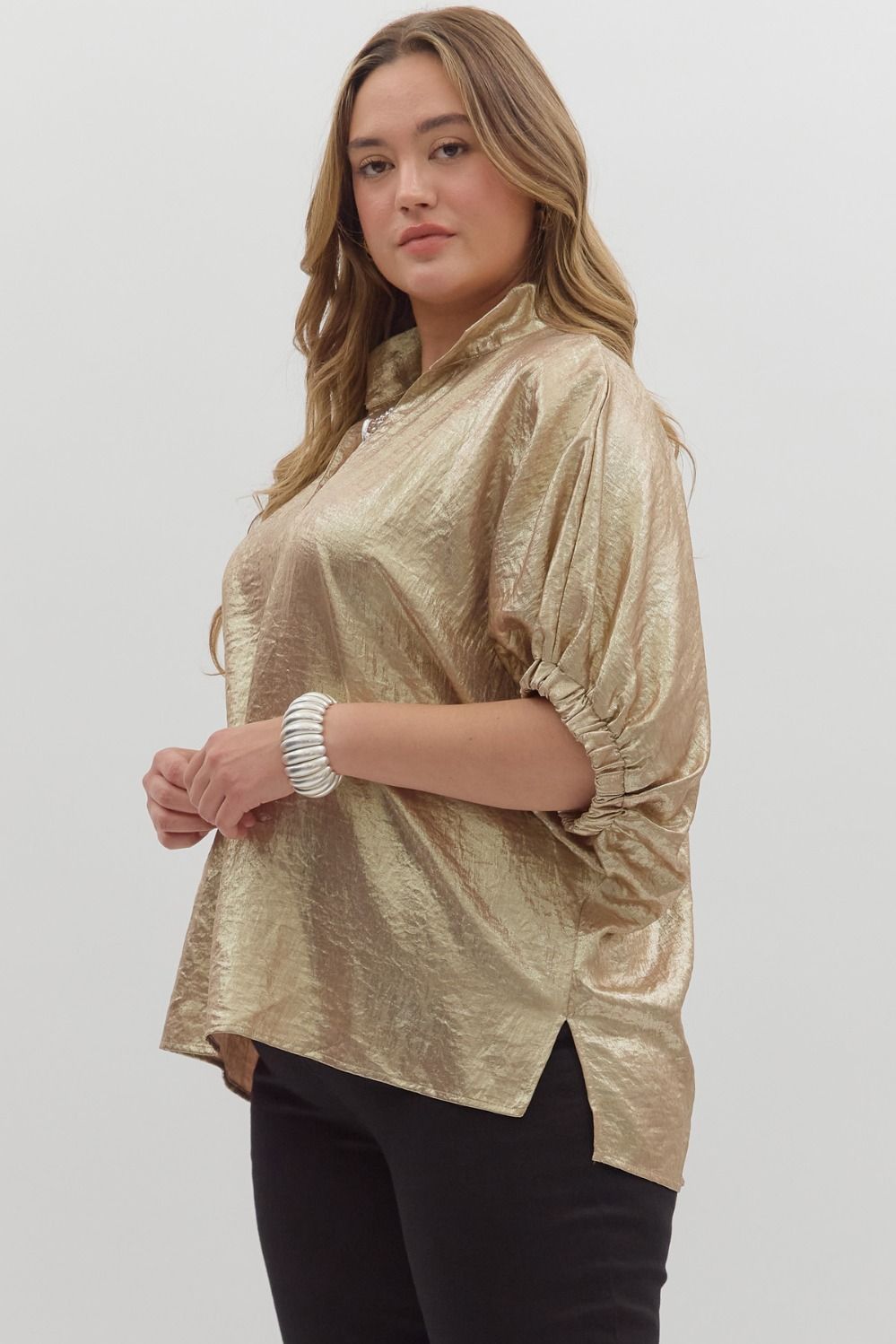 Mattie Metallic Top G