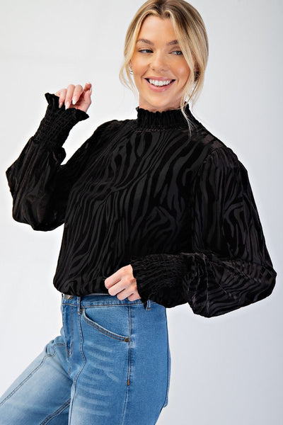 Brownley Velvet Burnout Top