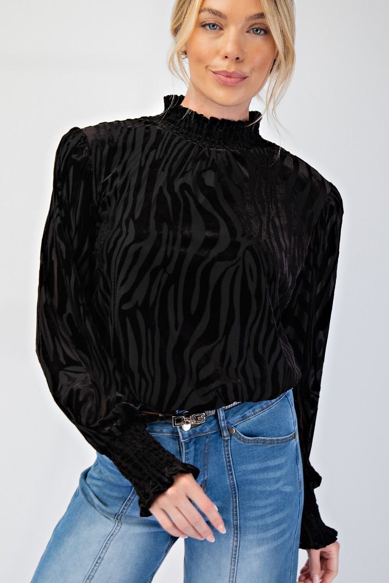 Brownley Velvet Burnout Top