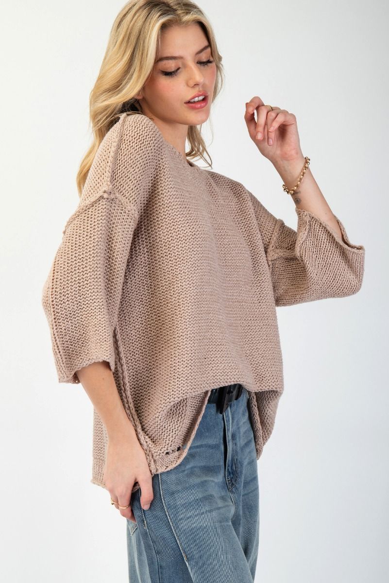 Marcia Dolman Sleeve Oversized Sweater