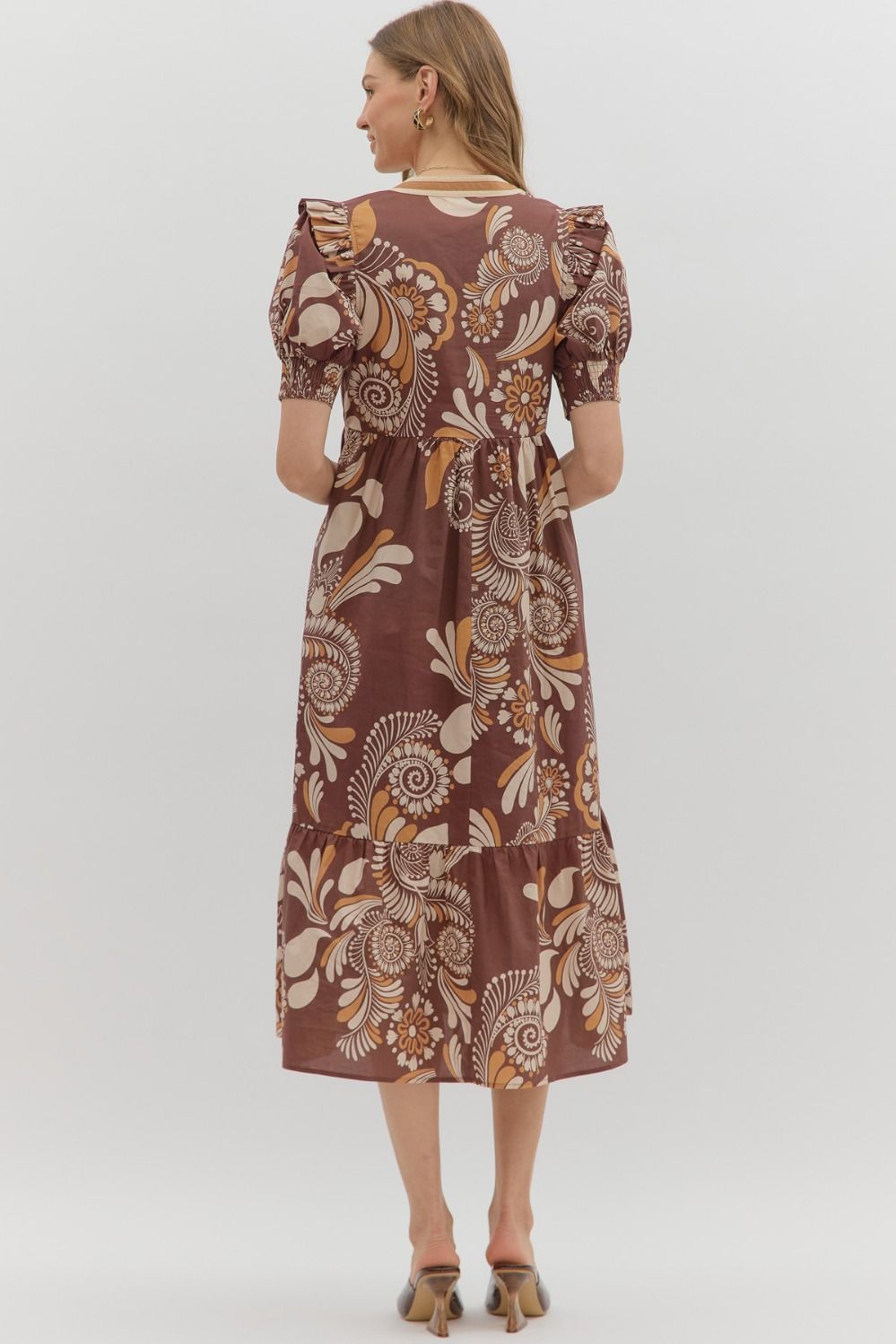 Paige Paisley Print Dress