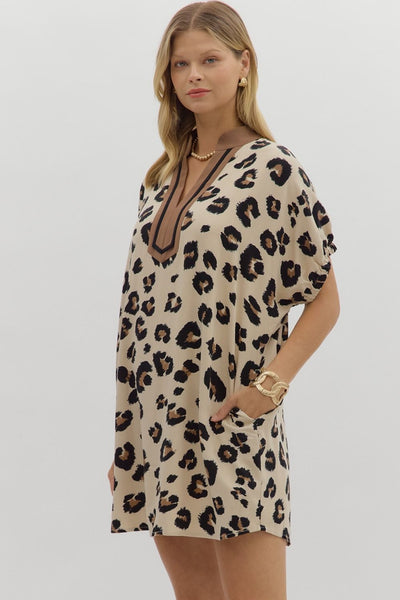 Angie Animal Print Dress