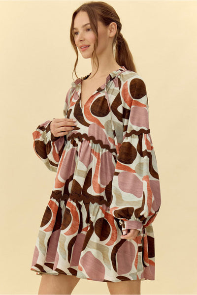 Sisaleigh Abstract Dress