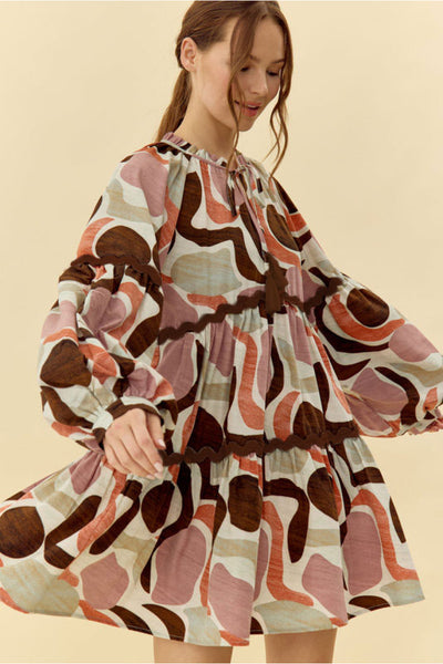 Sisaleigh Abstract Dress