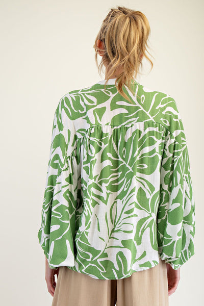Renea Linen Blend Top