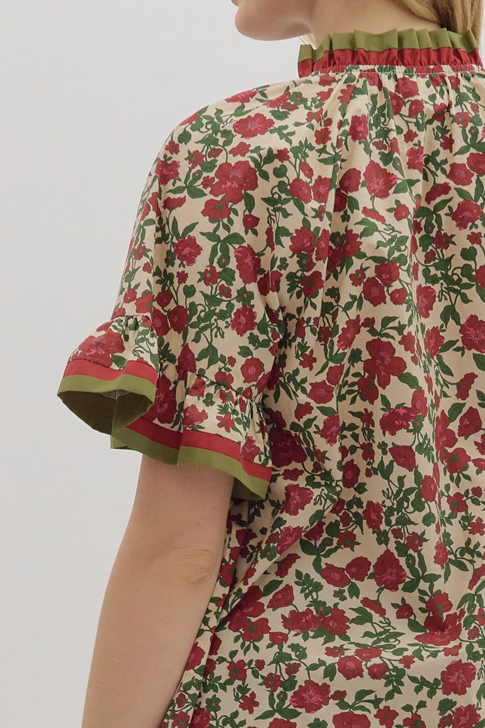 Gemma Flutter Sleeve Top