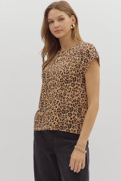 Marie Animal Print Top