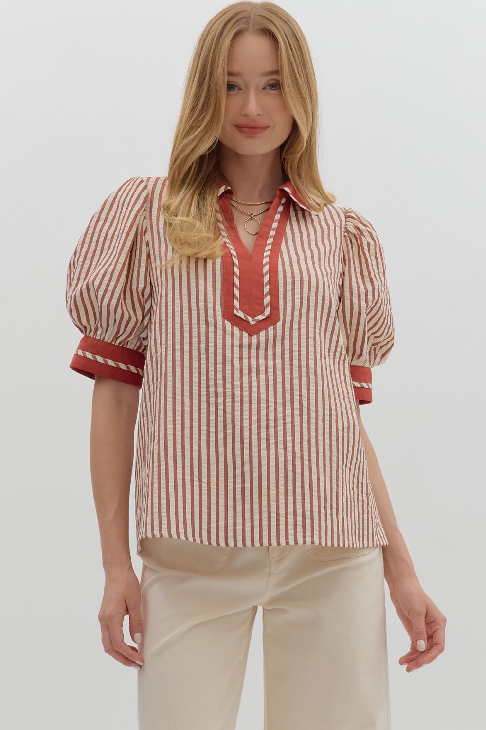 Stevie Striped Top