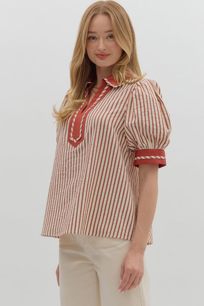Stevie Striped Top