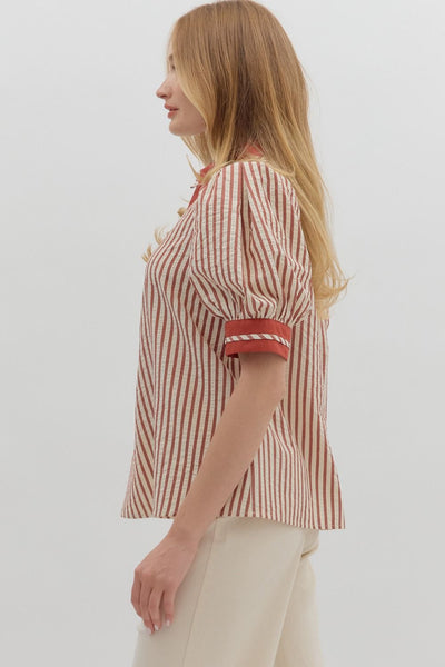Stevie Striped Top