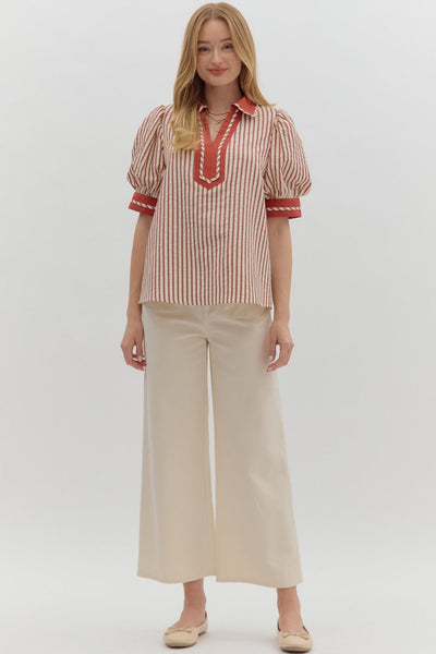 Stevie Striped Top