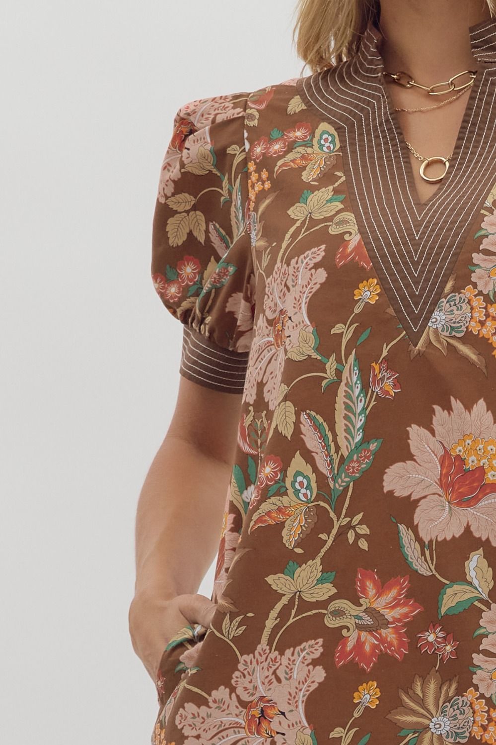 Gretta Floral Print Dress