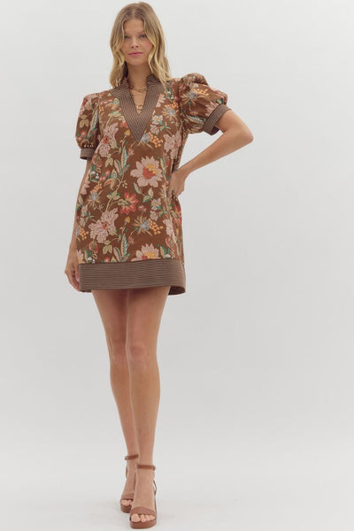 Gretta Floral Print Dress