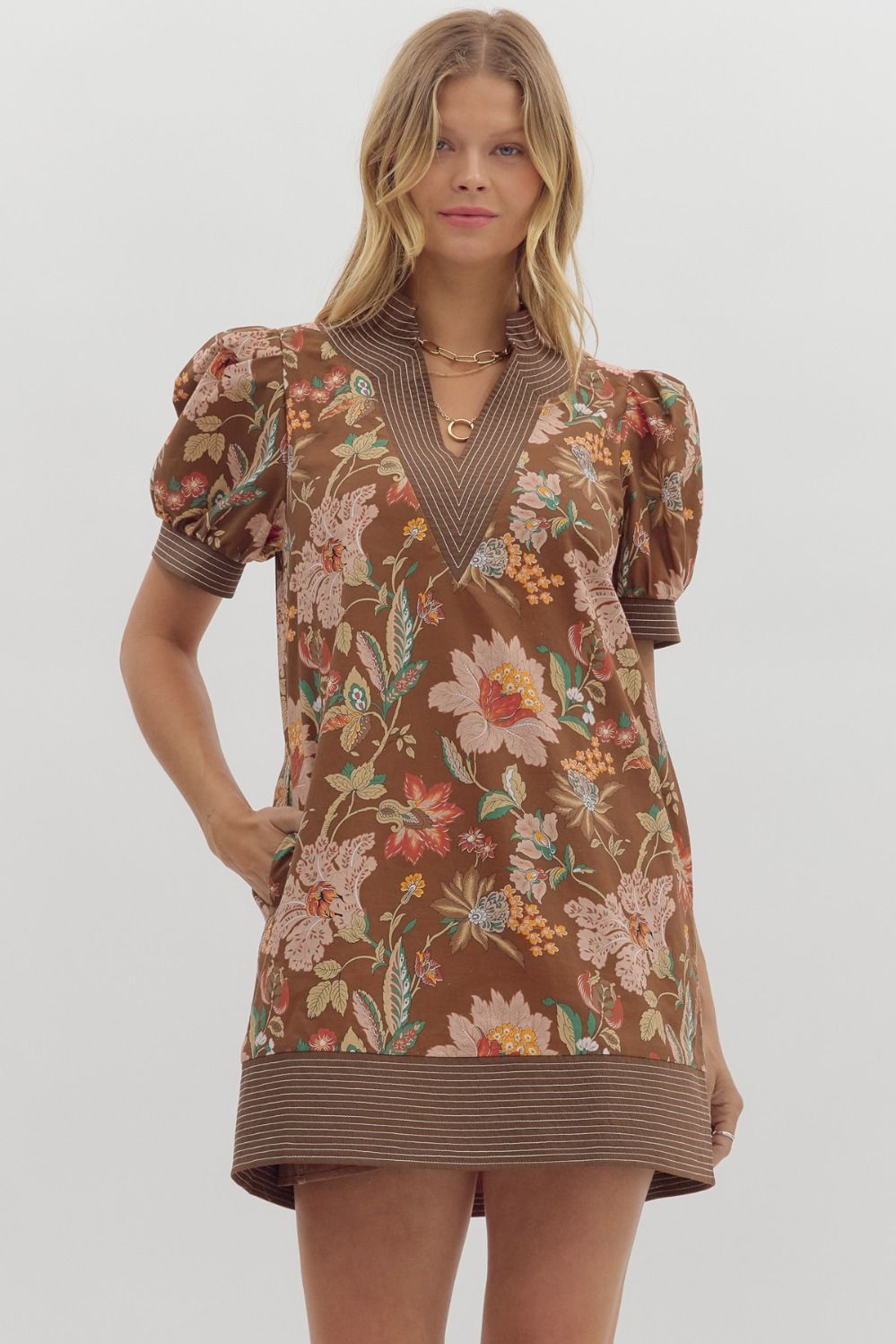 Gretta Floral Print Dress