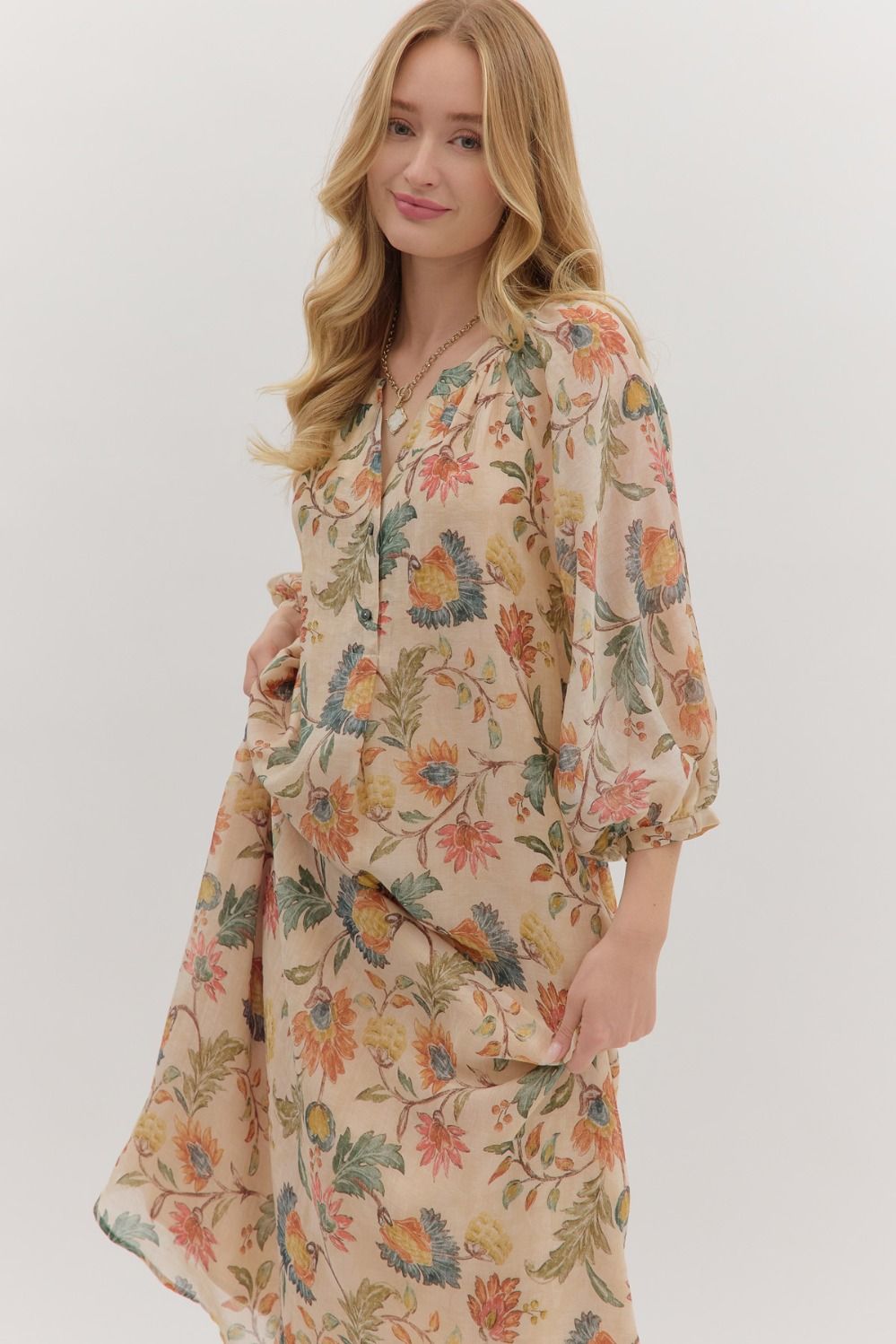 Raleigh Floral Print Dress