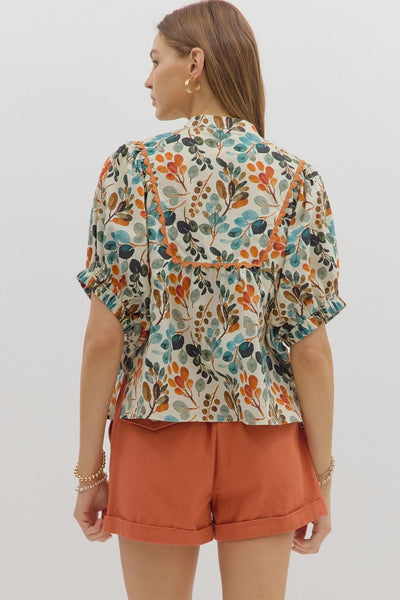 Polly Printed Top