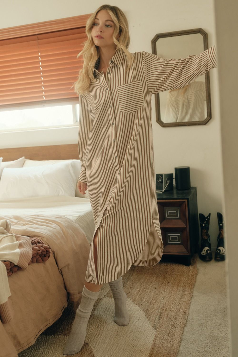 Stella Striped Dress