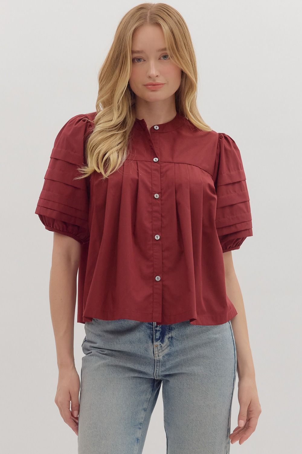 Winnie Pin-tuck Top