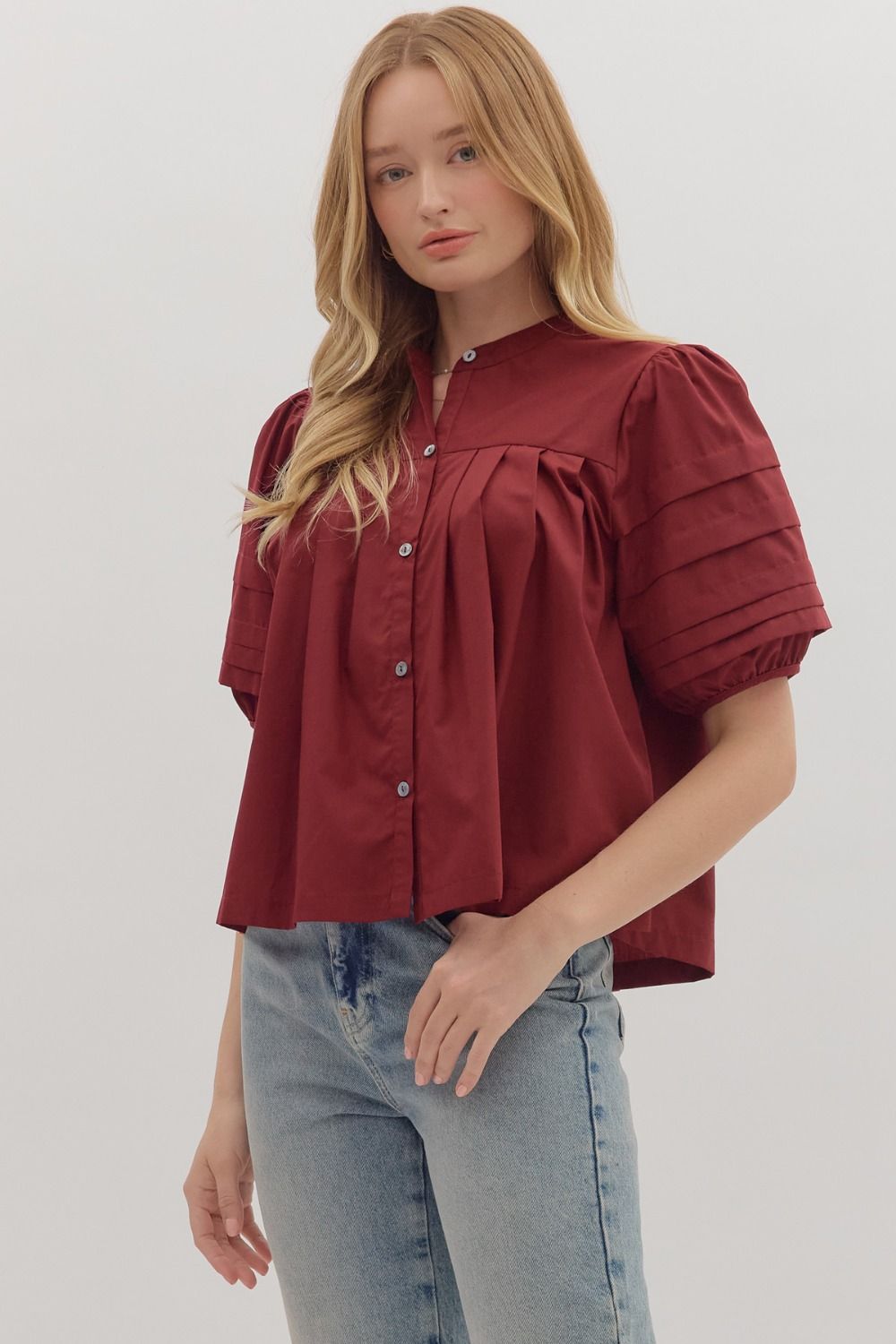 Winnie Pin-tuck Top
