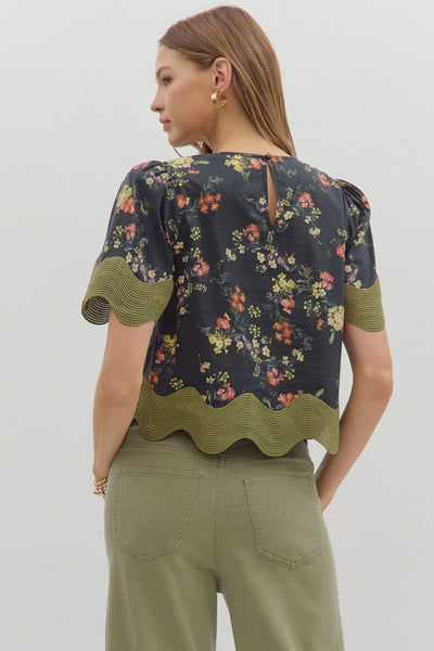 Joanna Floral Top