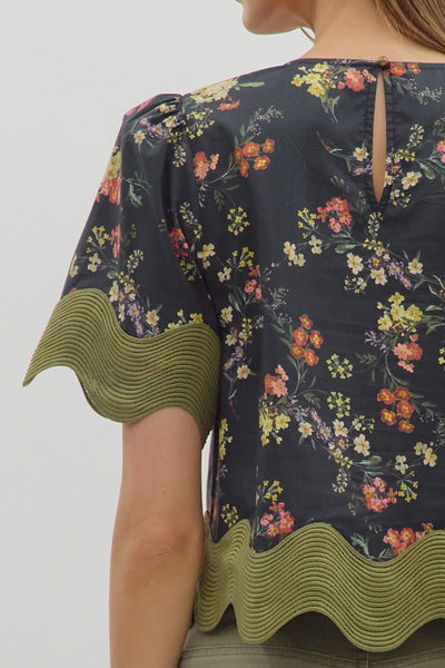 Joanna Floral Top