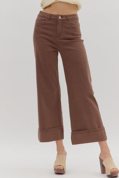 Colleen Mid-Rise Wide Leg Pants