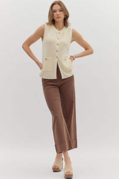 Colleen Mid-Rise Wide Leg Pants