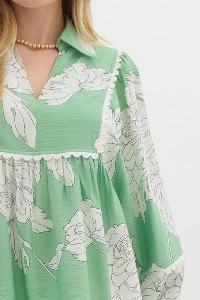 Gracie Floral Print Top