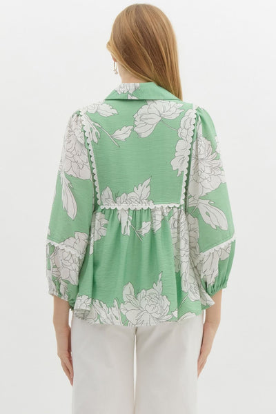 Gracie Floral Print Top