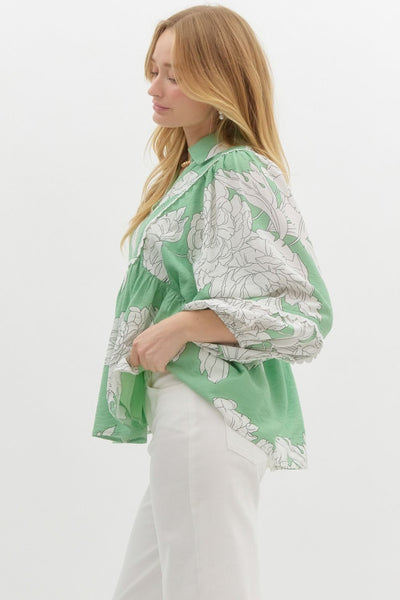 Gracie Floral Print Top