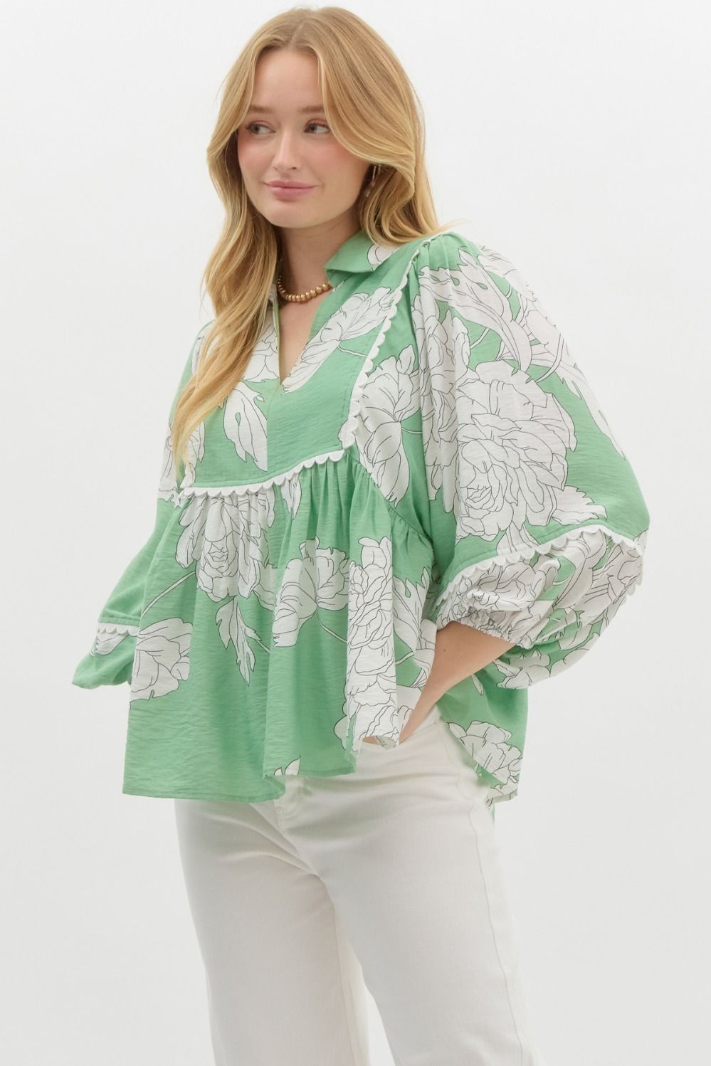 Gracie Floral Print Top