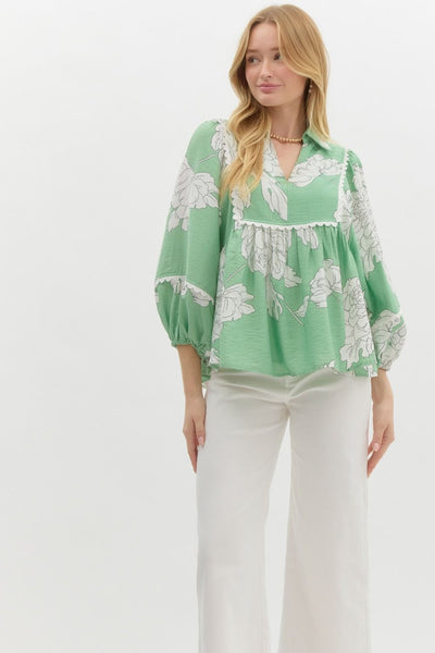 Gracie Floral Print Top