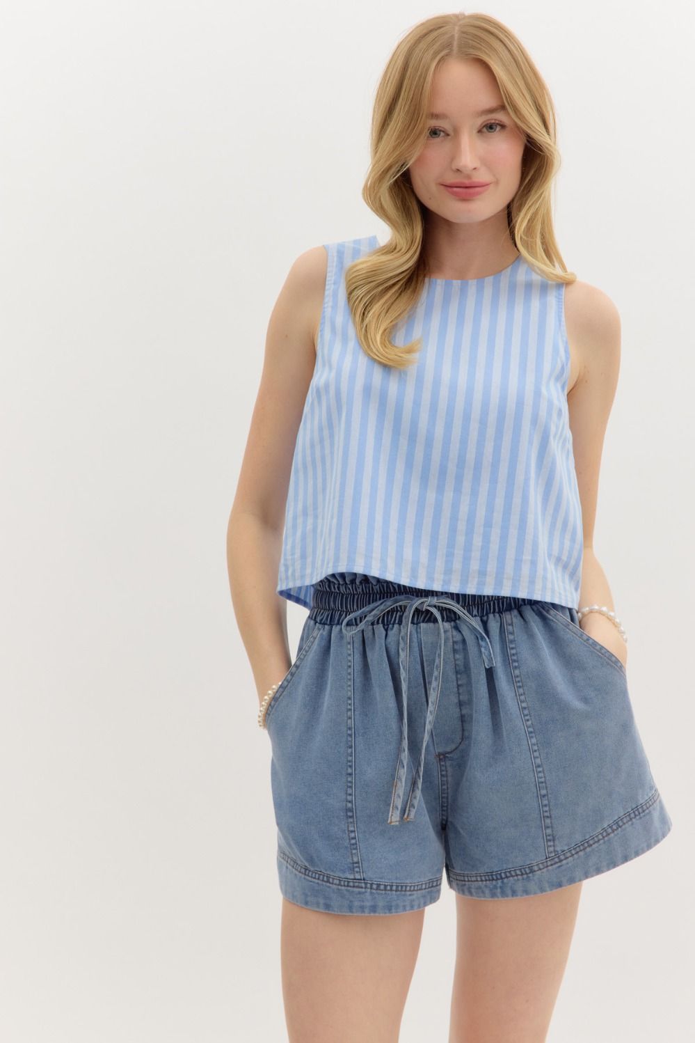 Lanece Denim Shorts